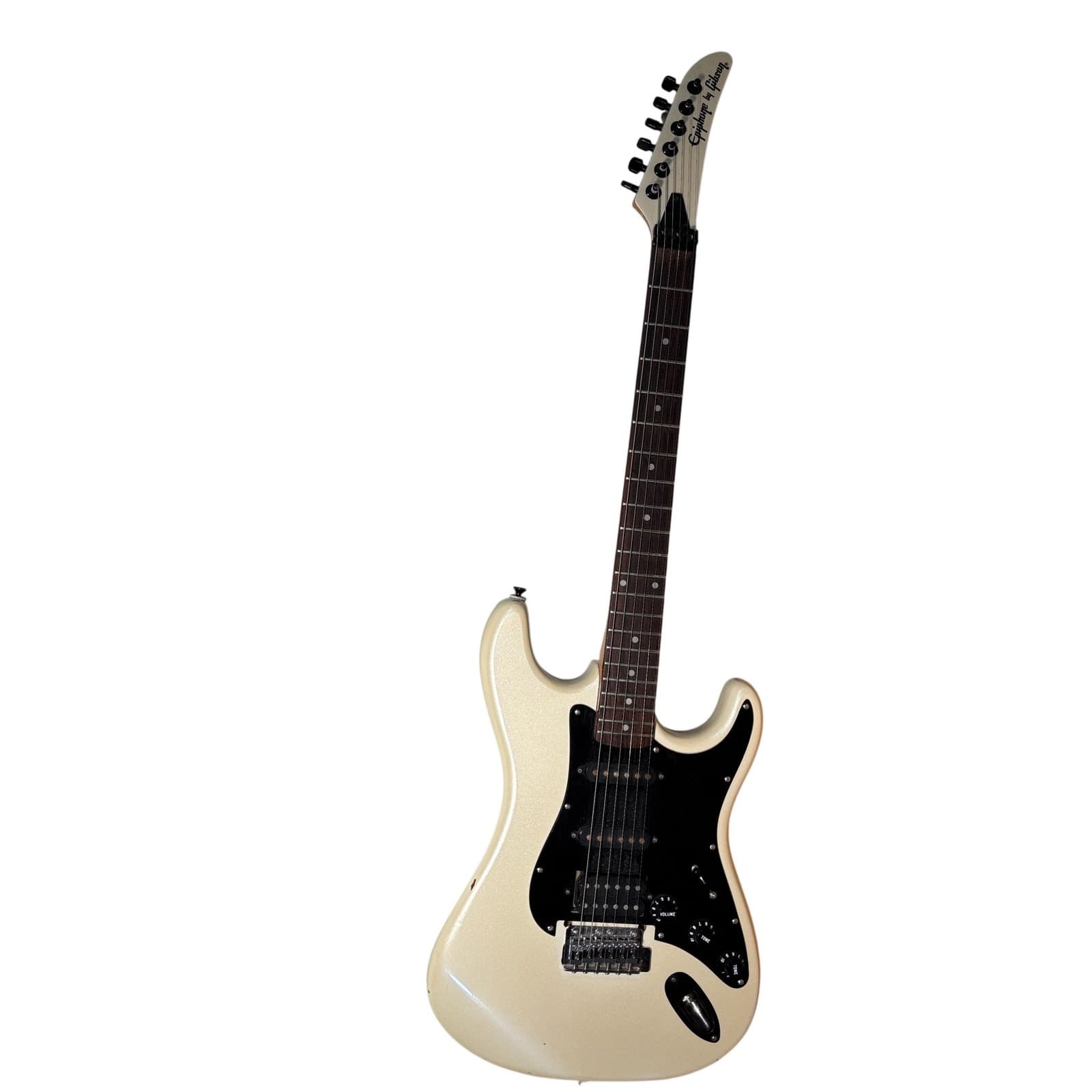 Epiphone By Gibson Electric Guitar Ivory/Black 6-String 21-Fret Electric Guitar