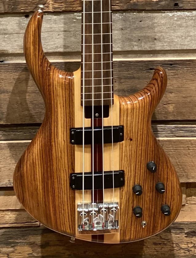 Tobias 1987 Fretless Pre Gibson 4-String Bass Guitar Zebrawood / Maple Mint! A++