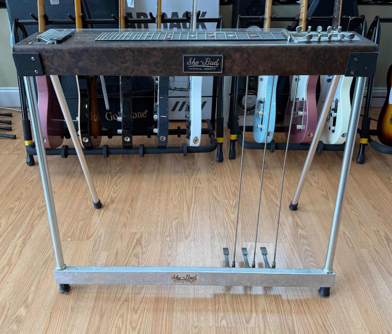 Vintage Sho-Bud Maverick S10 10-String Pedal Steel Guitar w/ OHSC