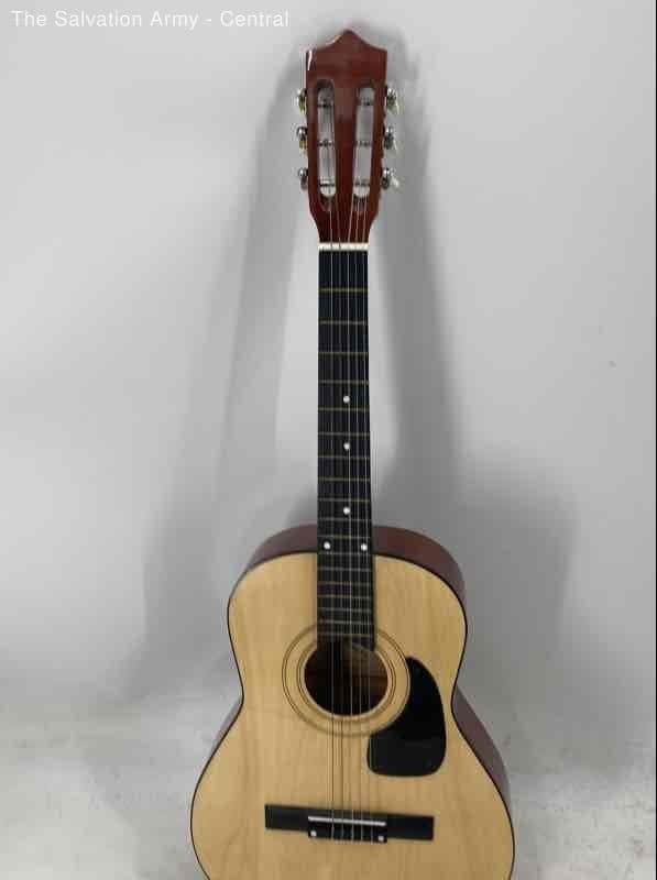 Beige Brown 6 String 19 Frets Right-Handed Musical Instrument Acoustic Guitar