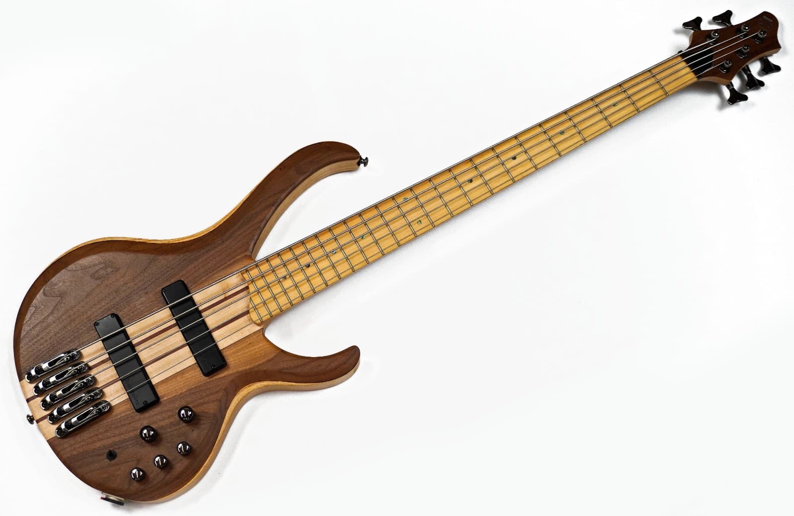 Ibanez BTB675M Natural Low Gloss 5-String Active Bass w/ HSC -A