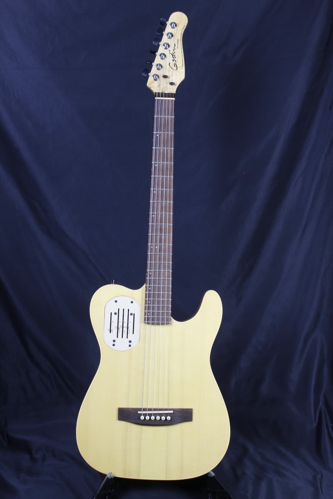 2005 Godin Acousticaster Deluxe Natural 3594 With Gigbag MINT CONDITION