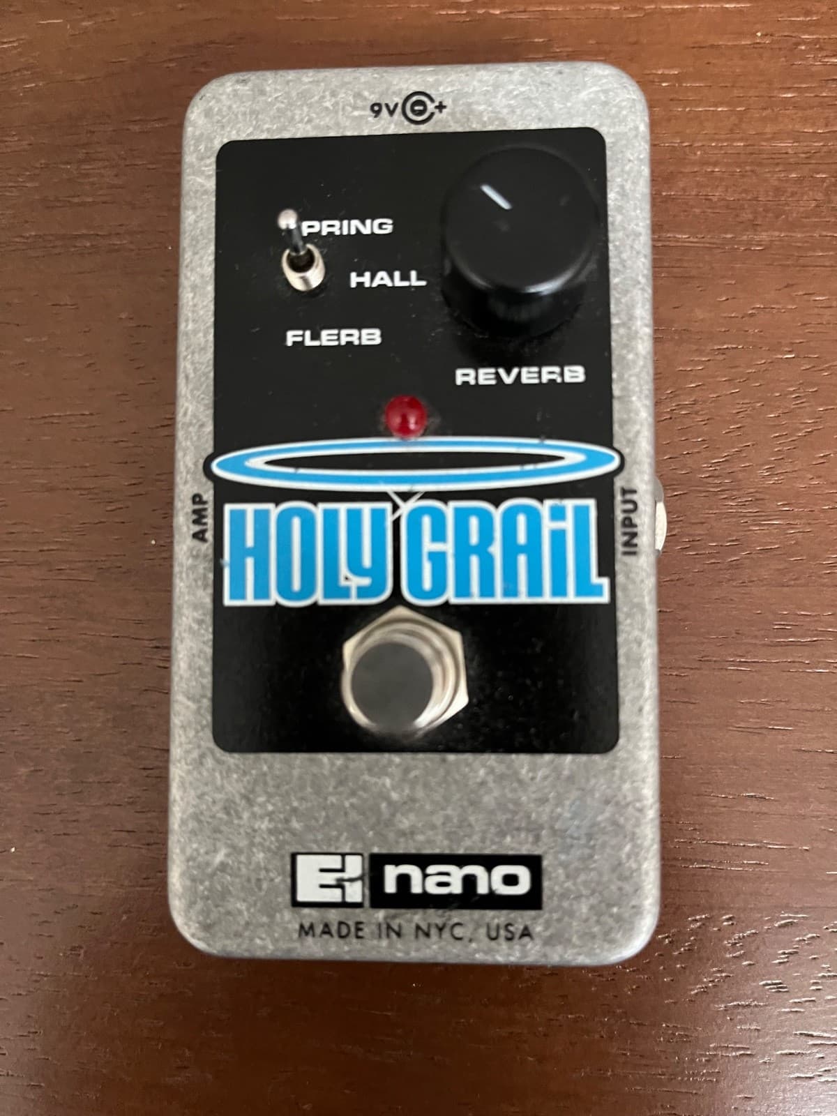 Electro Harmonix El Nano Holy Grail Reverb Effects Pedal for Guitar