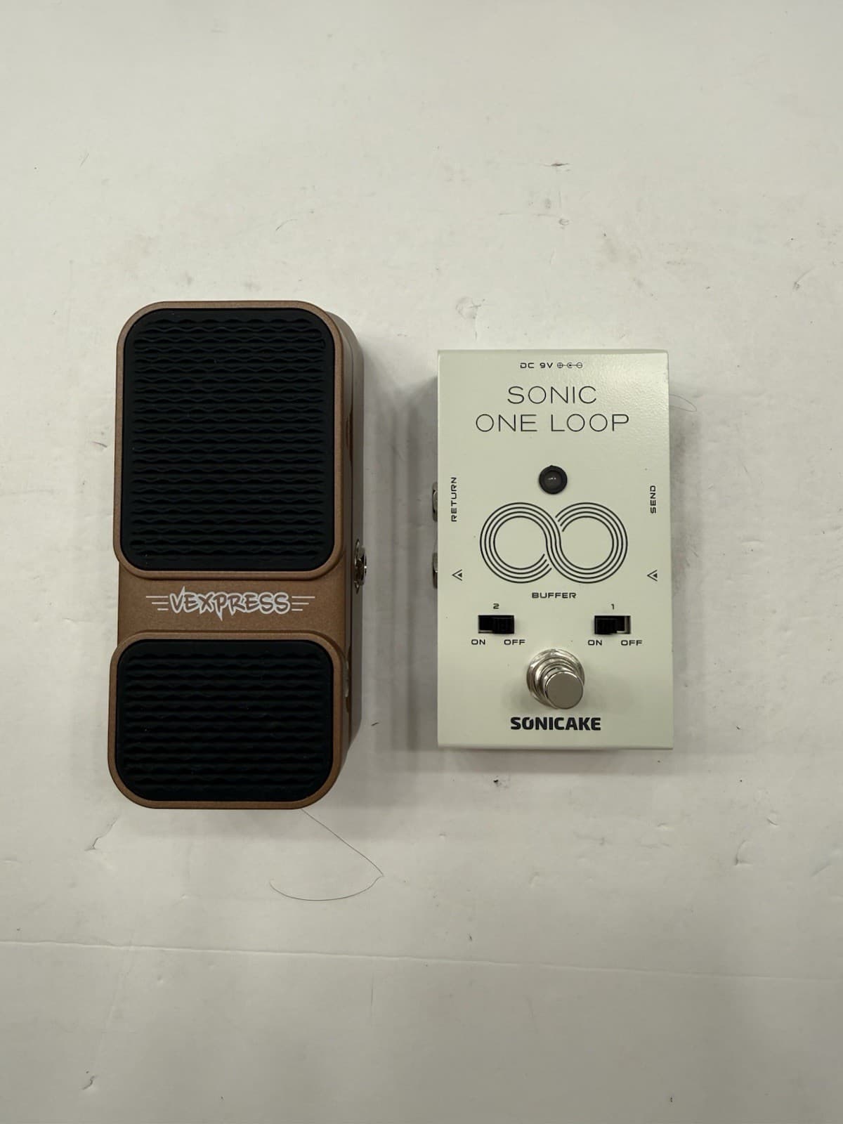 Sonicake Volume Expression + Sonic One Loop Guitar Effect Pedal Lot Of 2