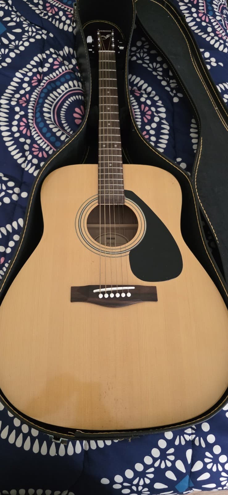 Yamaha F310 Acoustic Guitar with Case and Accessories