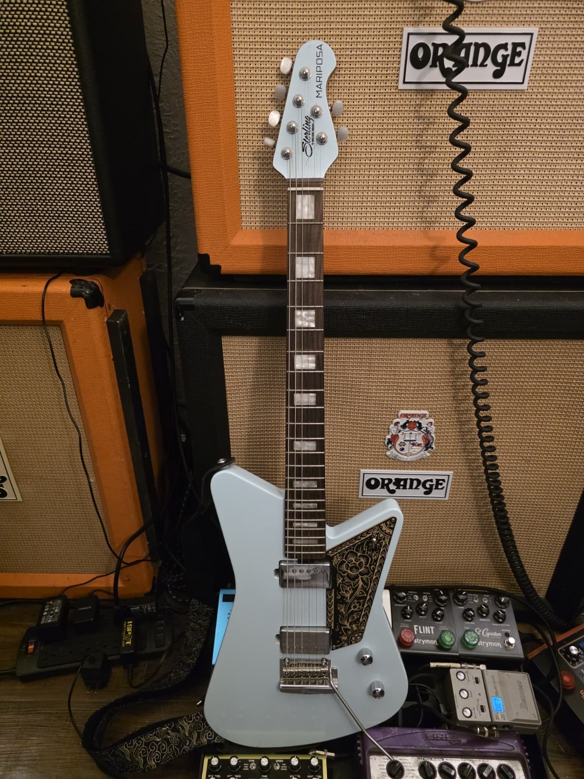 Sterling by Music Man Mariposa Electric Guitar - Dorado Green