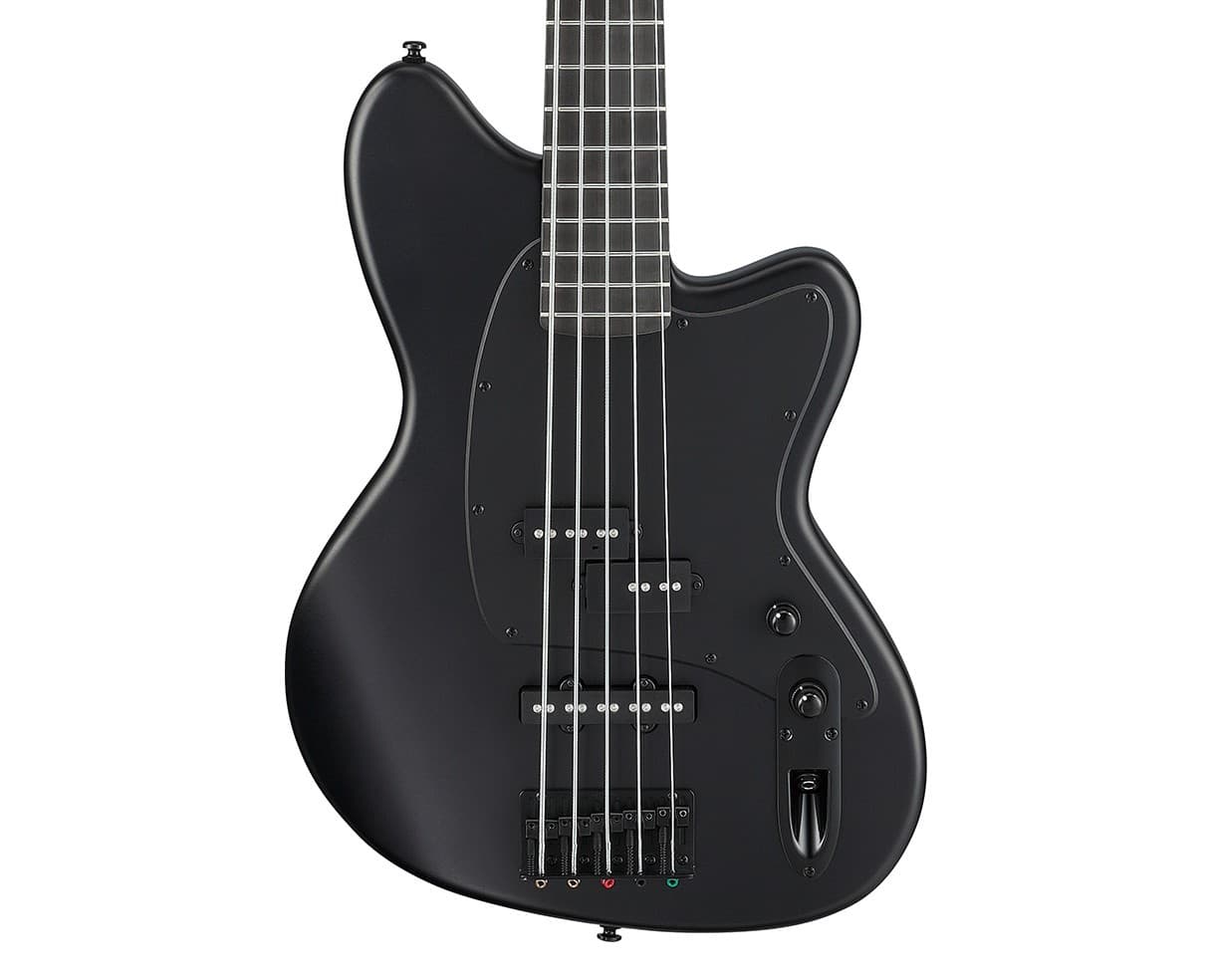 Used Ibanez TMB425BBKF Talman 5-String Bass Guitar - Black Flat