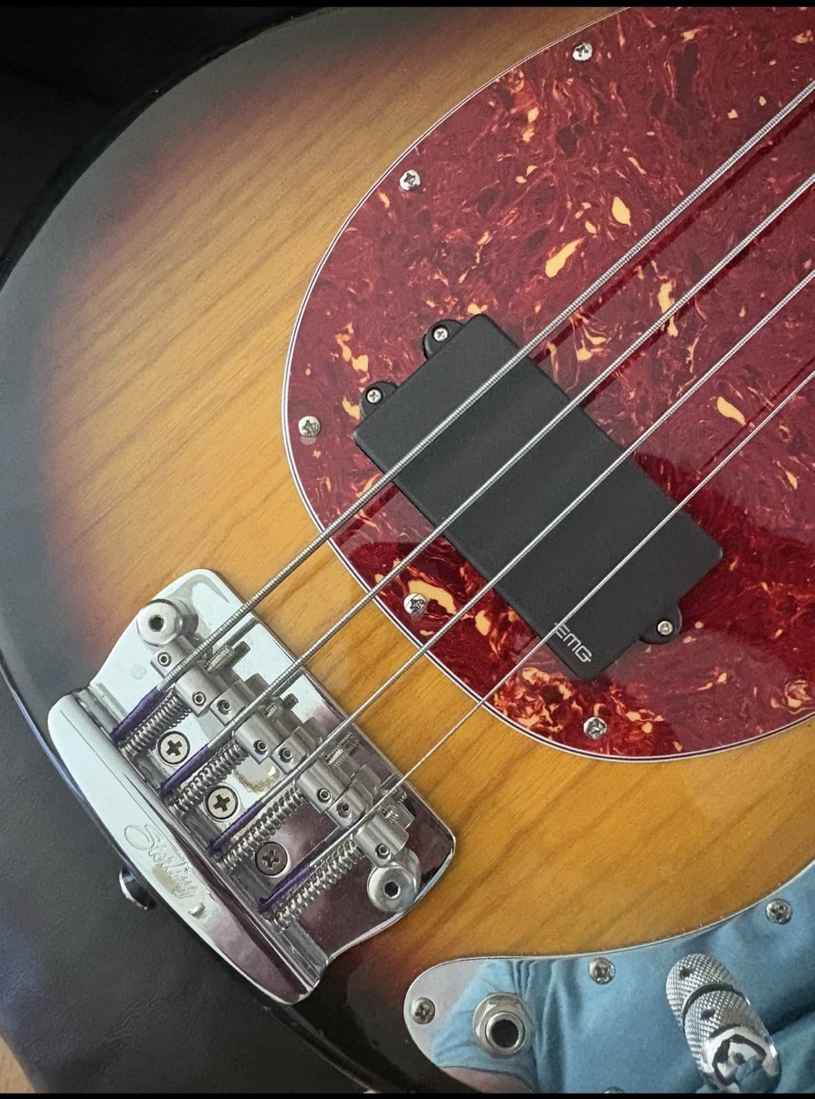 Music Man Sterling Ray34CA Bass Sunburst EMG UPGRADE PICKUP Maple Neck 2011-2017
