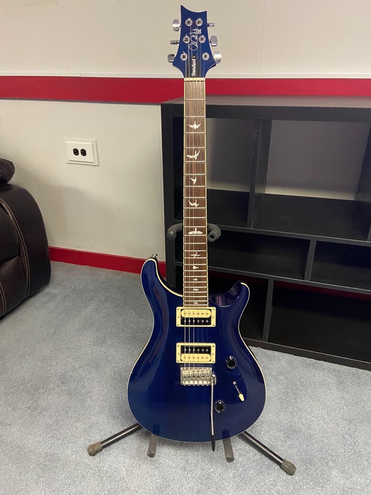 2017 PRS SE Standard 24 Translucent Blue - MINT!!!!