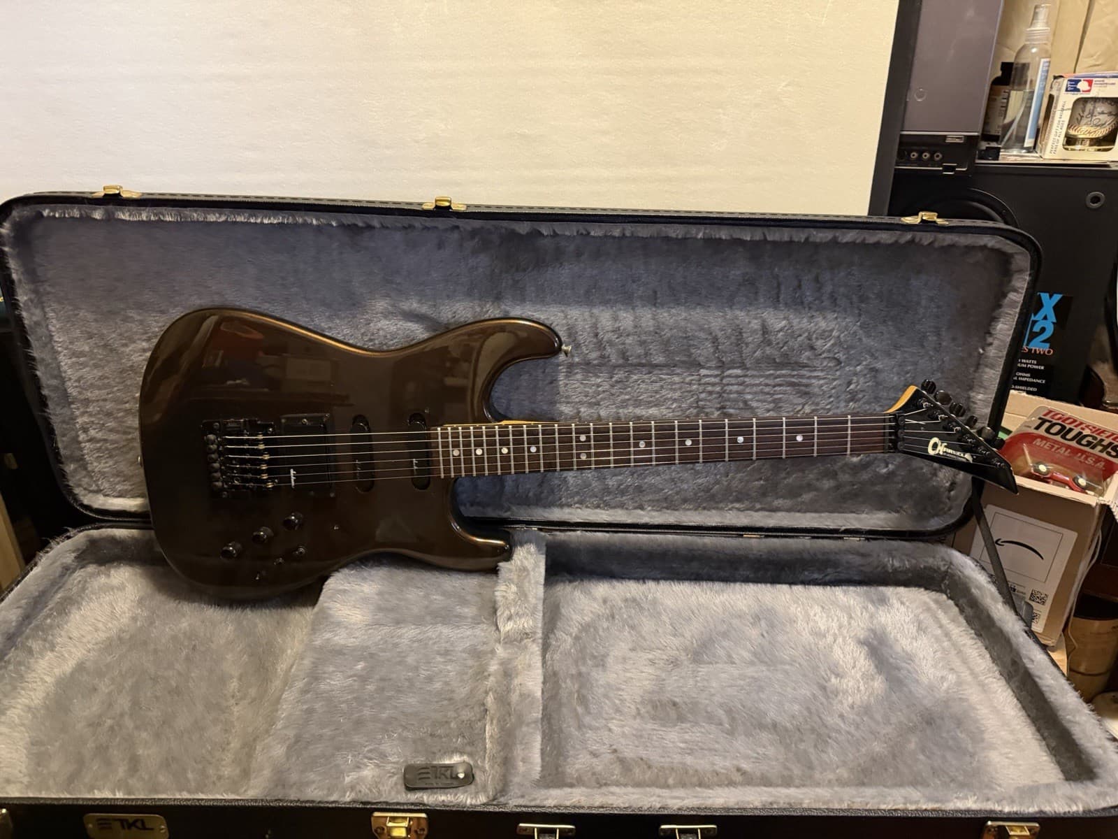Vintage 1980s Charvel 4 Electric Guitar