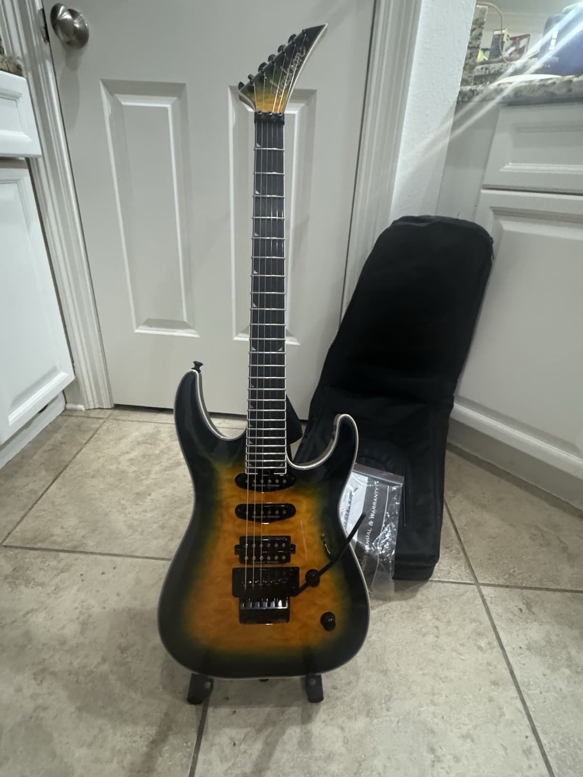 Jackson Pro Plus Series Soloist SLA3Q HSS Guitar 2023 Electric Guitar w Bag