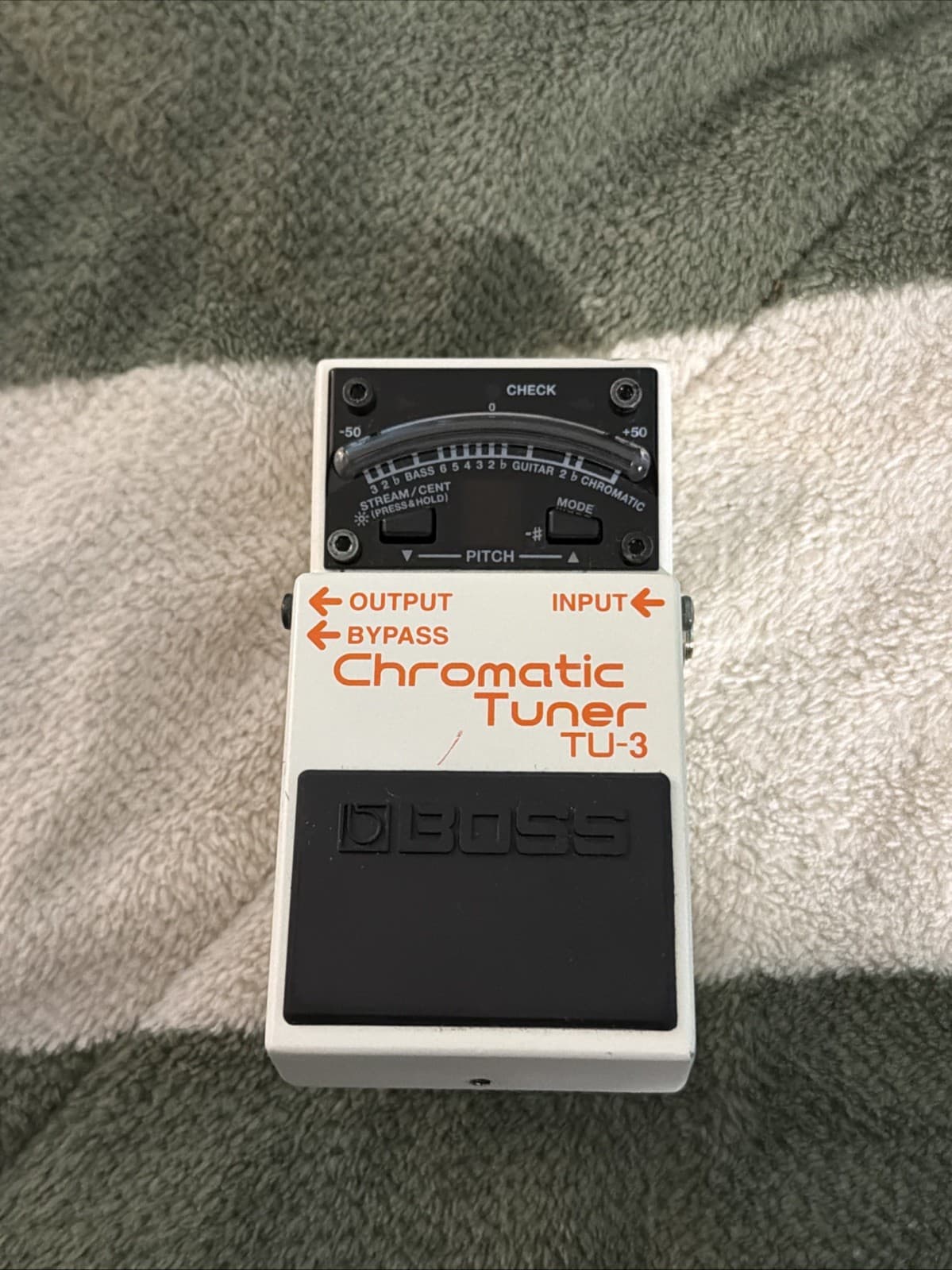 Boss TU-3 Chromatic Tuner Pedal FOR PARTS OR REPAIR.