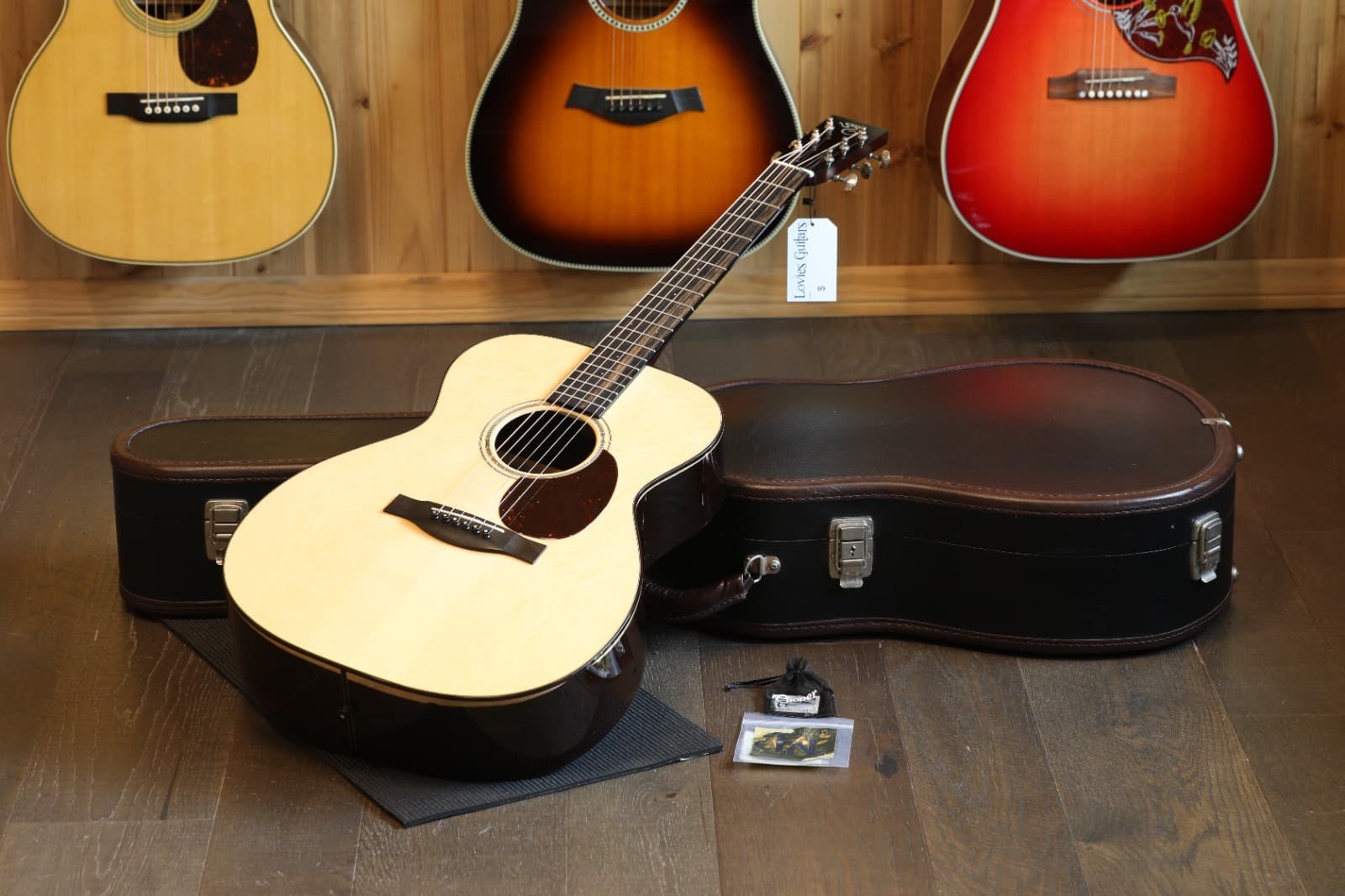 Minty! 2024 Santa Cruz OM/PW Blackwood Adirondack Acoustic Guitar + OHSC