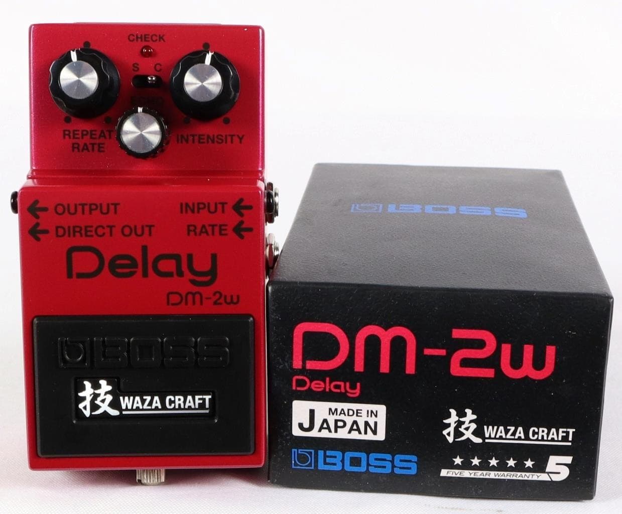 Boss Waza Craft DM-2W Stereo Delay Electric Guitar Effect Pedal