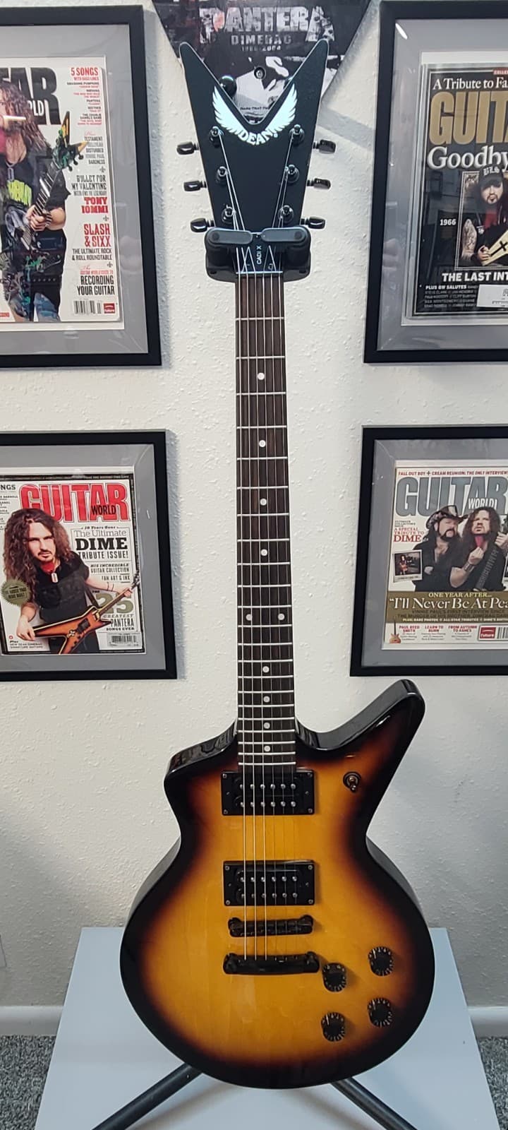 Dean Cadillac X Vintage Sunburst With All Black Hardware Great Players Guitar!