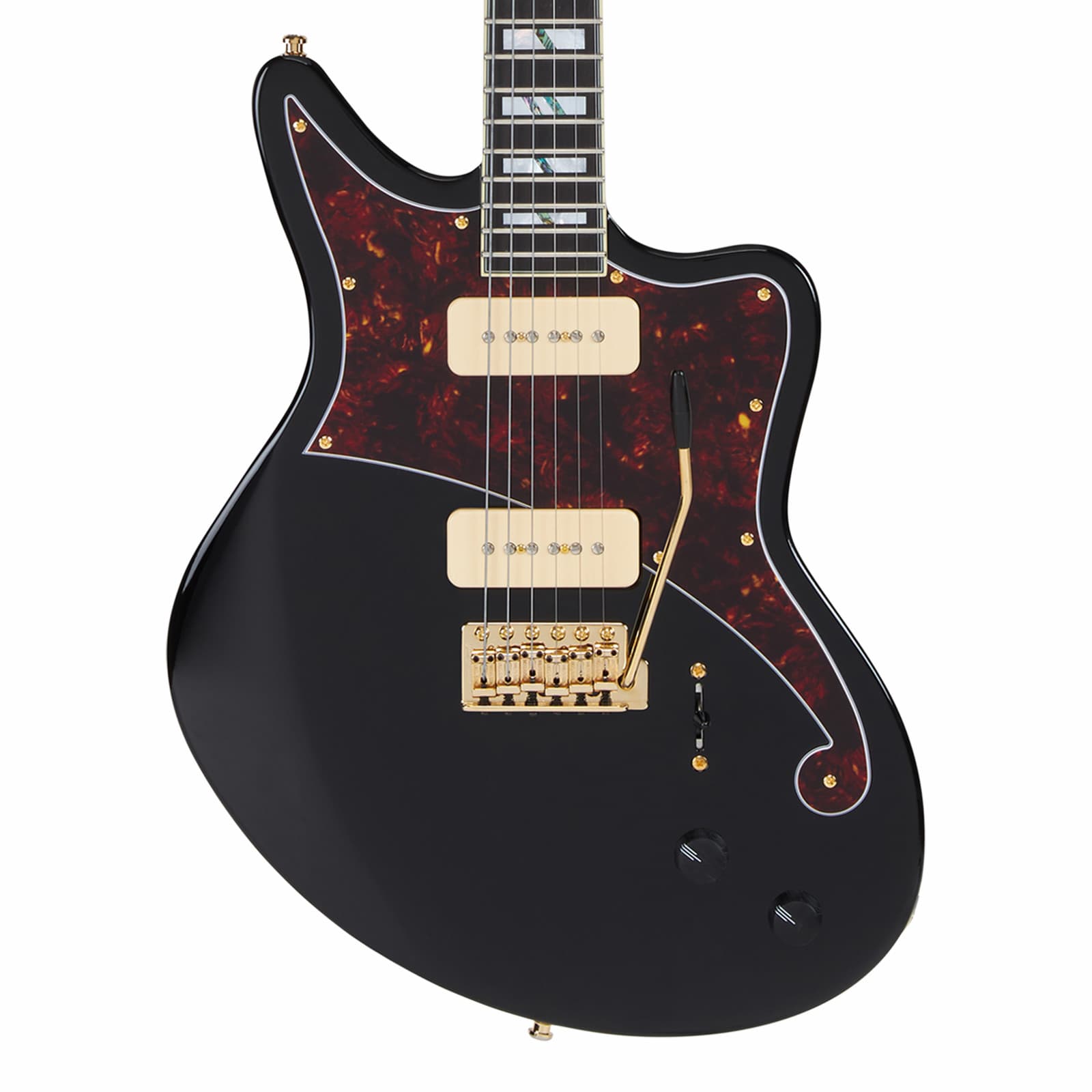 D'Angelico Deluxe Bedford Electric Guitar - Black - B-Stock