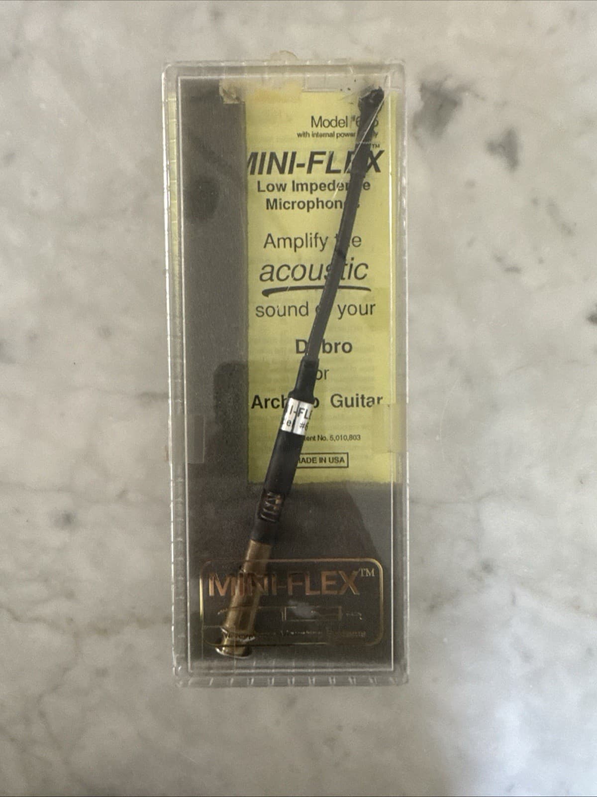Dobro Model 635 Mini Flex, Low Impedance Microphone Acoustic Guitar Or Archtop