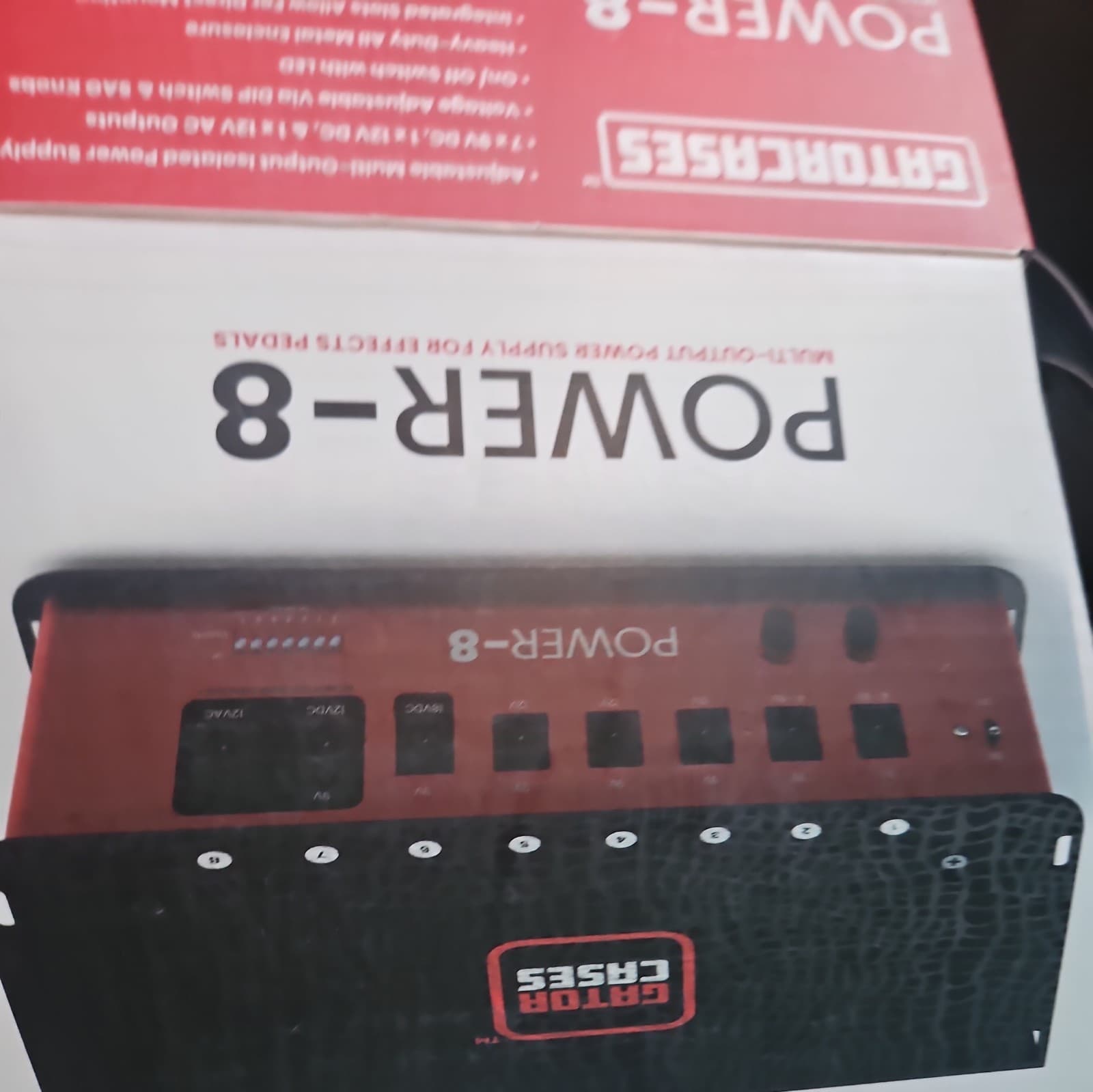 Open Box Gator Power-8 8-Output Guitar Effects Pedal Power Supply PWR-8