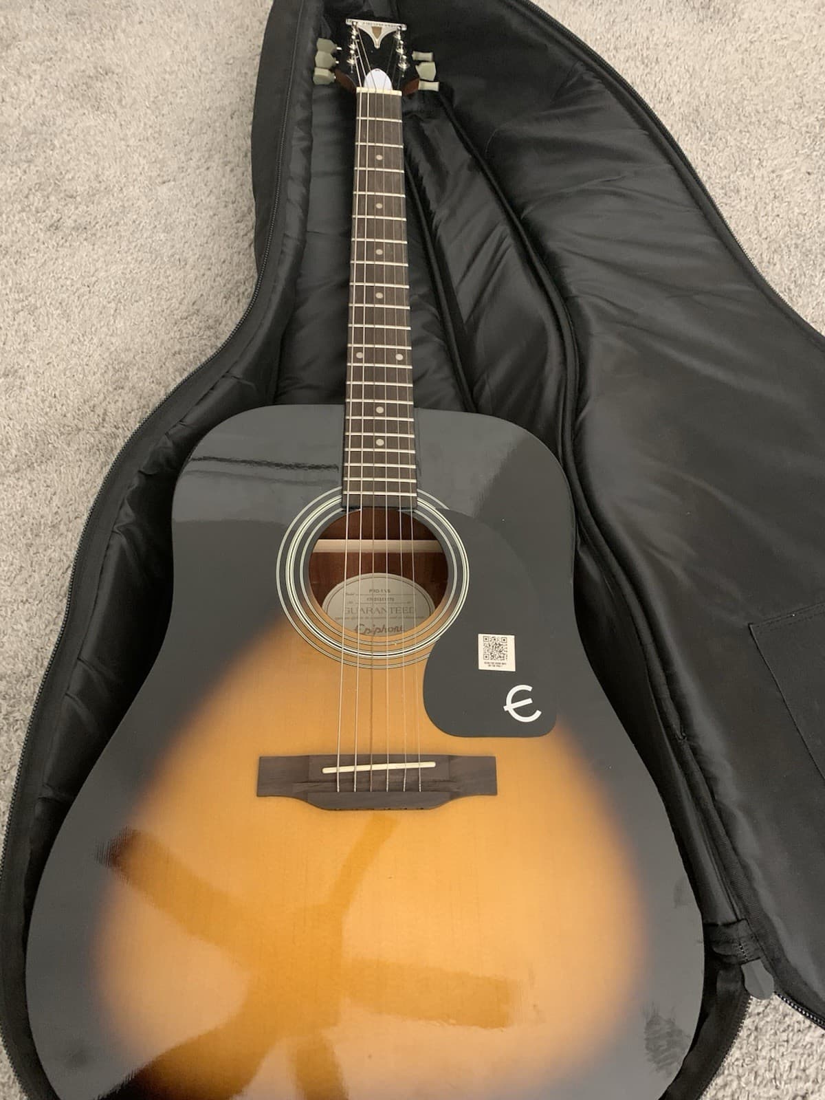 Epiphone Acoustic Guitar Model: Pro-1 VS with Case used.........................