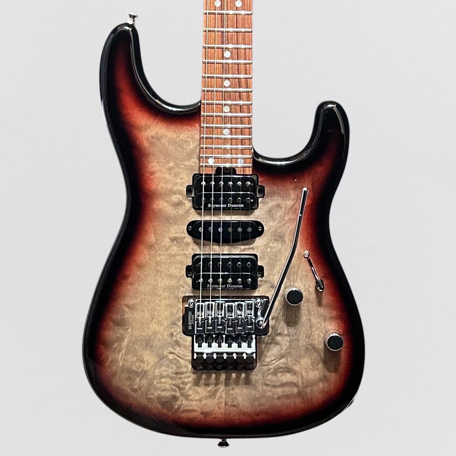 Charvel MJ San Dimas Style 1 HSH FR M QM Electric Guitar - Midnight Glow