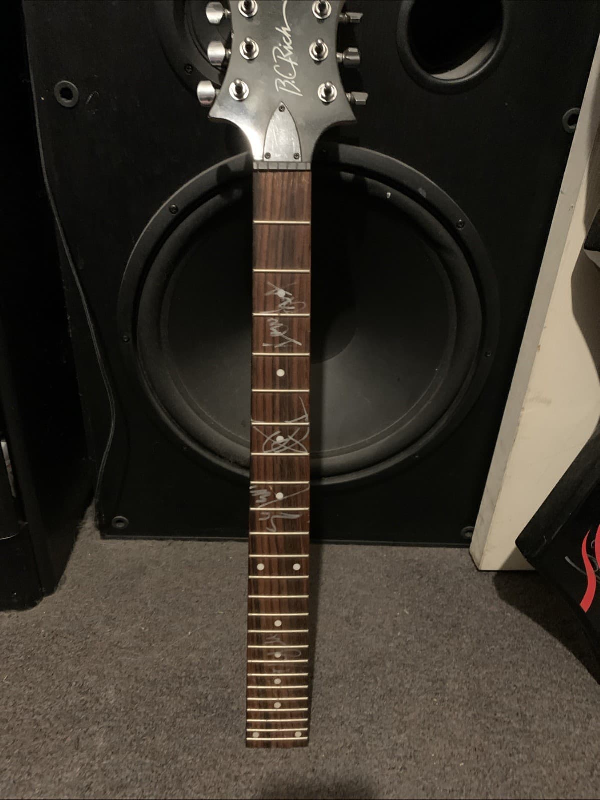 B.C. Rich Warlock Electric Guitar Kerry King Signature Neck Autographed Slayer