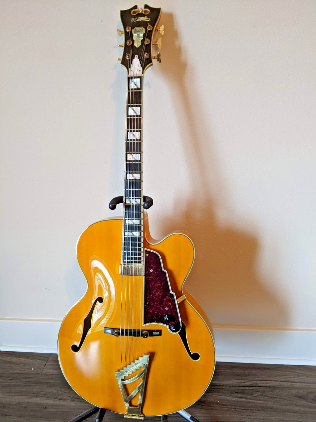 D’Angelico Excel EXL-1 Archtop Electric Guitar Amber – Excellent w/ OHSC