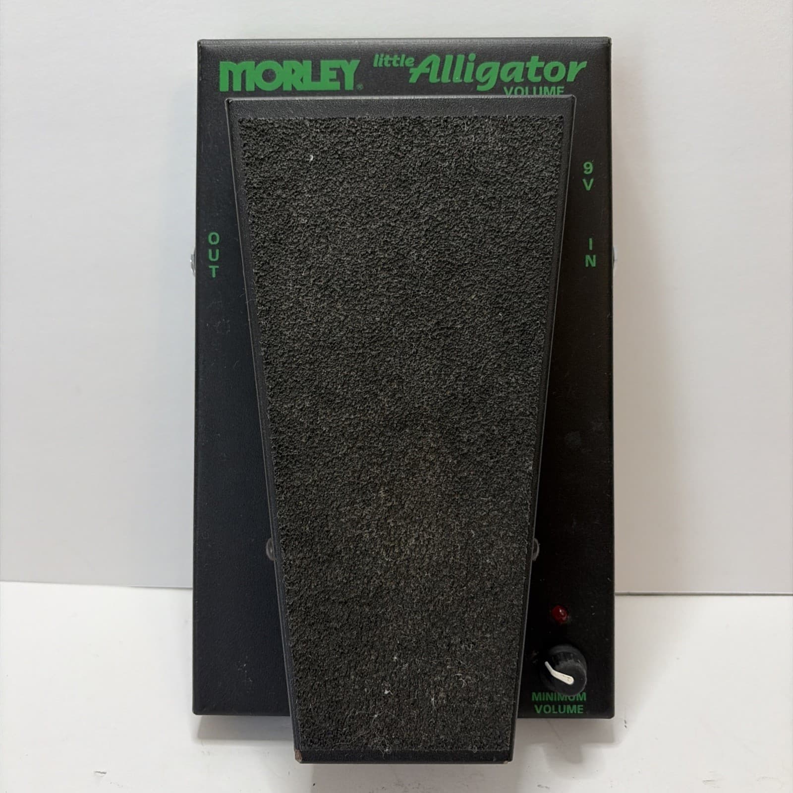 Morley Steve Vai Little Alligator Volume Pedal Guitar Steel - Tested - No Cord
