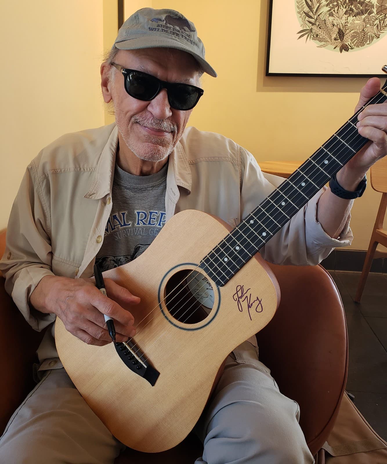 Steppenwolf Personally Owned Guitar Rock Legend John Kay; Acoustic Taylor BT 1