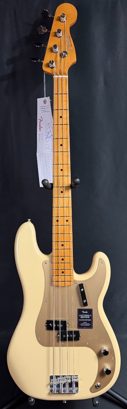 Fender Vintera II '50s Precision Bass 4-String Bass Guitar Desert Sand w/ Bag