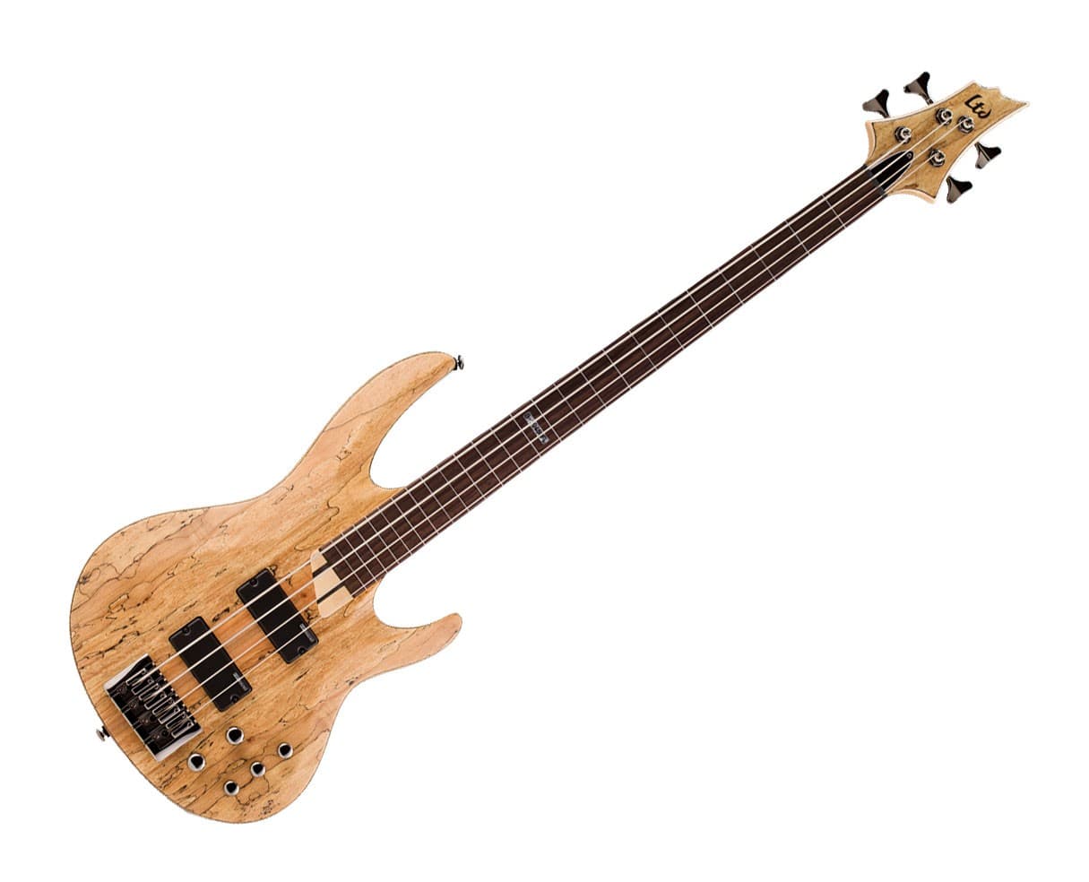 ESP LTD B-204SM Fretless Electric Bass Guitar - Natural Satin - B-Stock