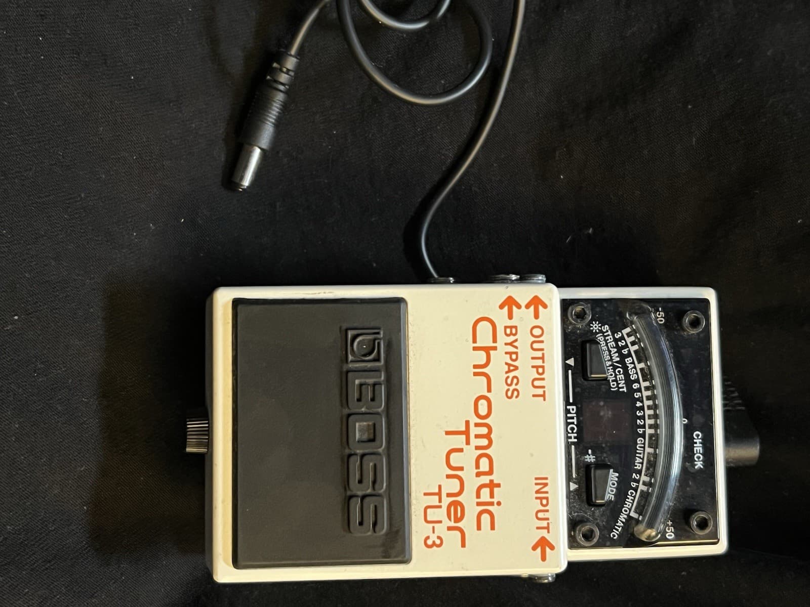 Boss TU-3 Chromatic Tuner Pedal with Bypass Mute Function For Silent Tunning