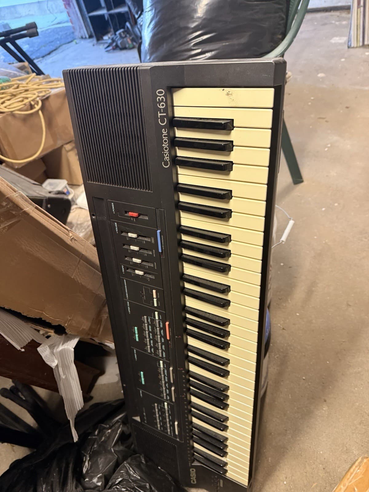 Casio CT-630 Casiotone Piano Keyboard Synthesizer 80's Vintage