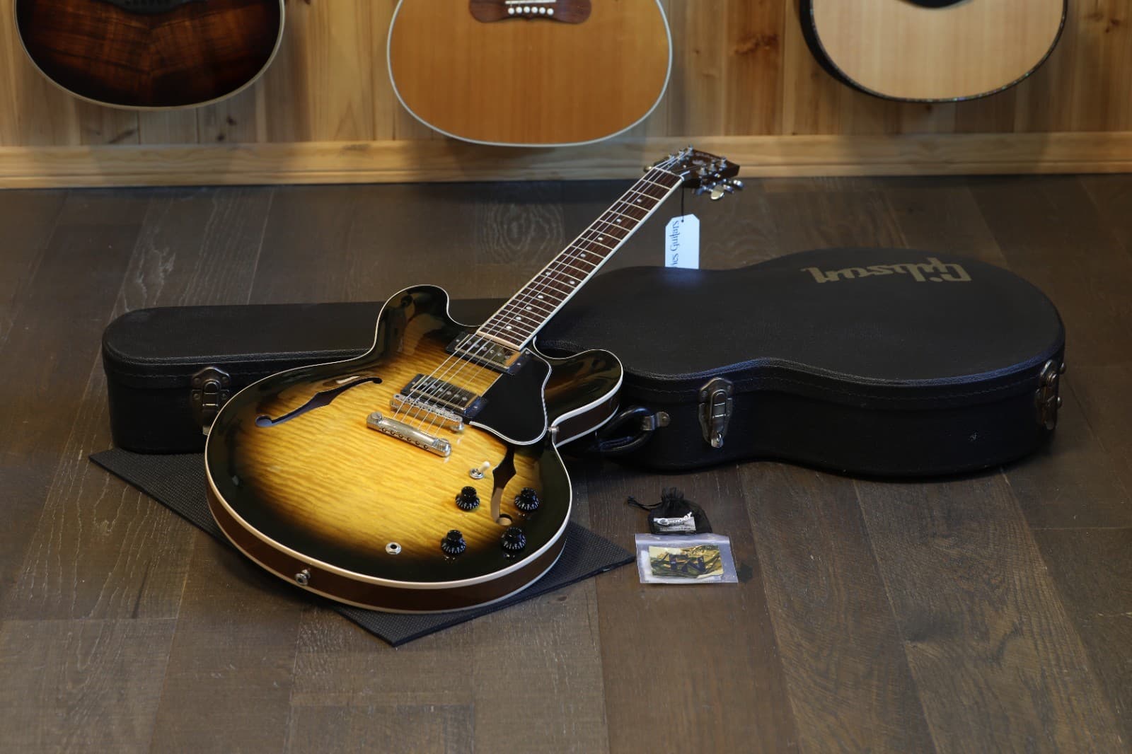2003 Gibson ES-335 Dot Semi-Hollow Guitar Figured Vintage Sunburst + OHSC