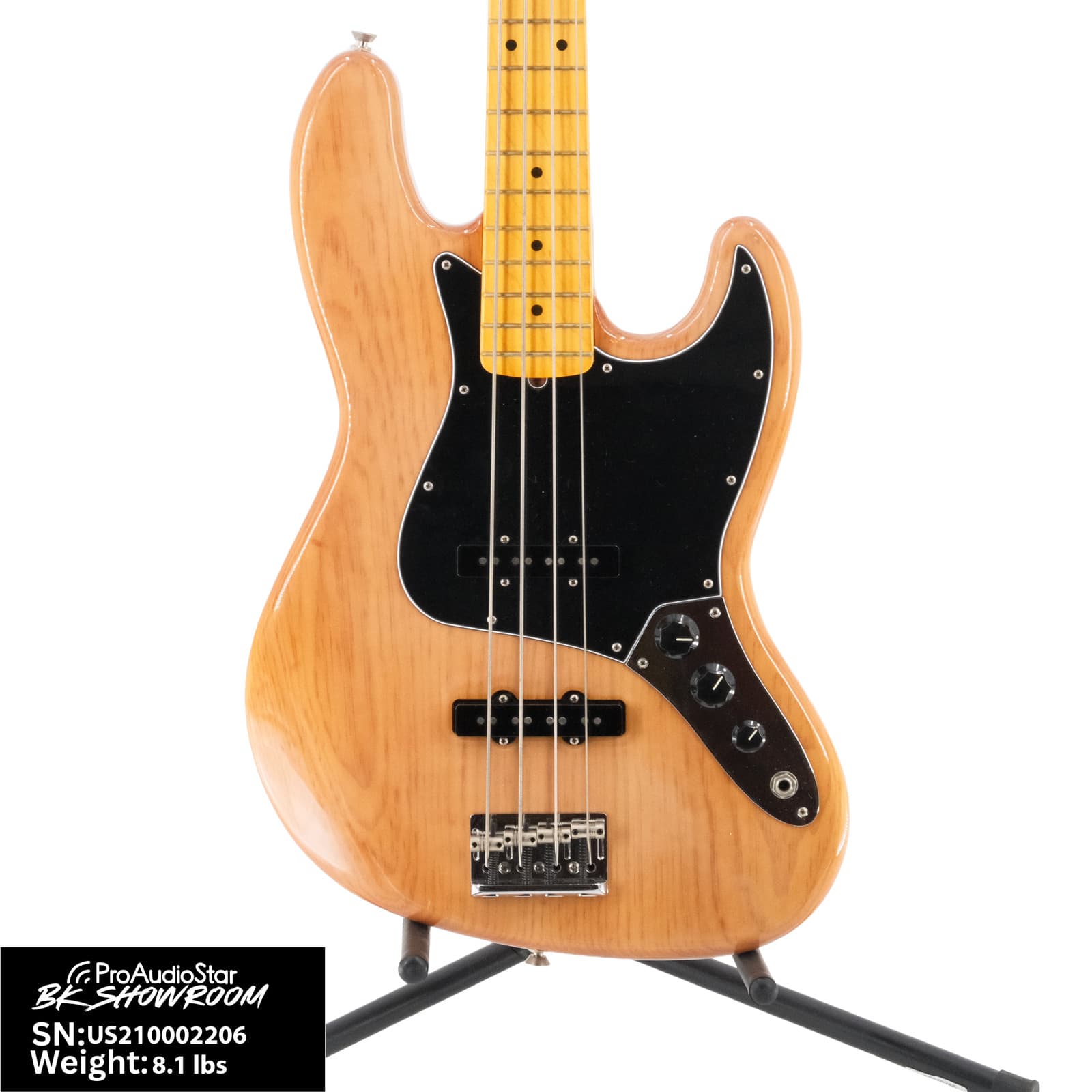 Used Fender American Professional II Jazz Bass - Roasted Pine w/Case