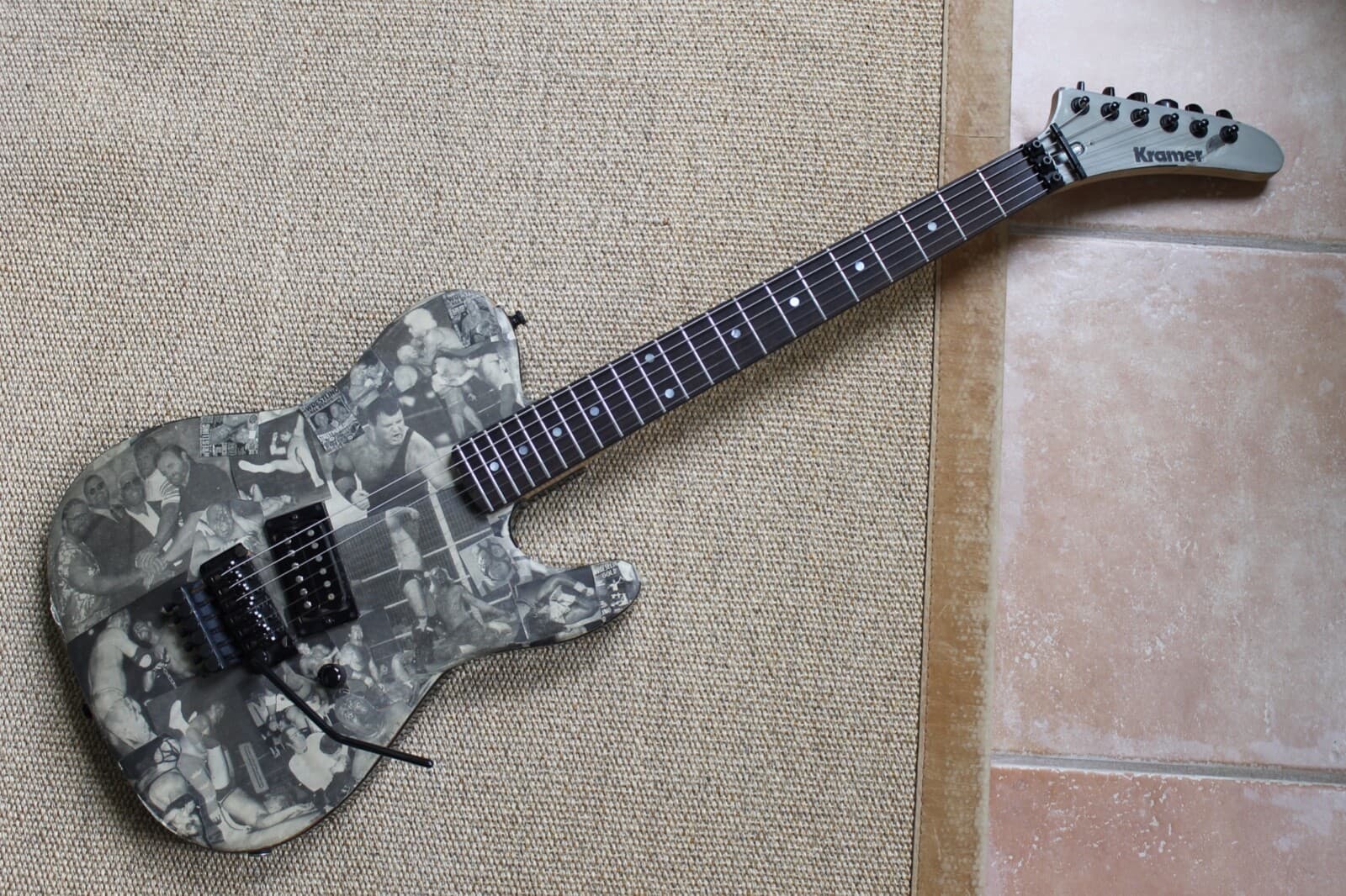 Mick Mars Owned & Played Motley Crue Dr. Feelgood Tour & Concert Kramer Guitar