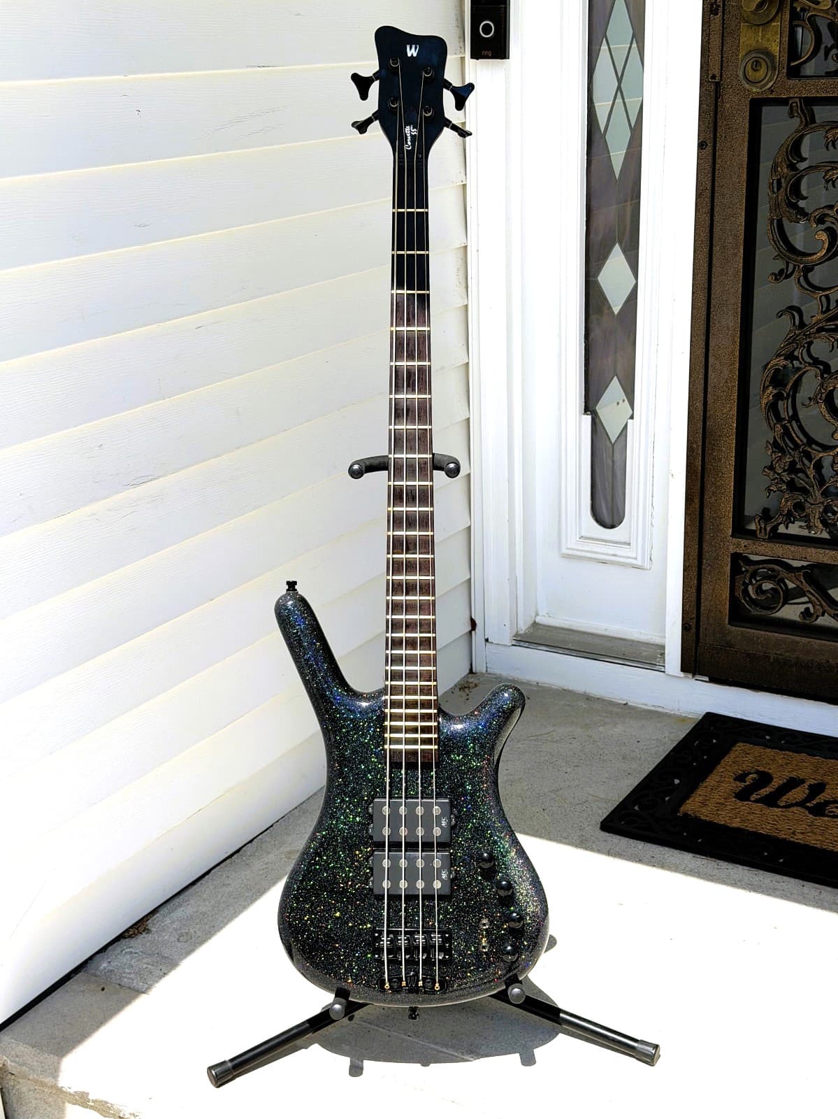 German Warwick GPS Pro Corvette 4 $$ Wenge Fretboard Ovangkol Neck W/ Hard Case
