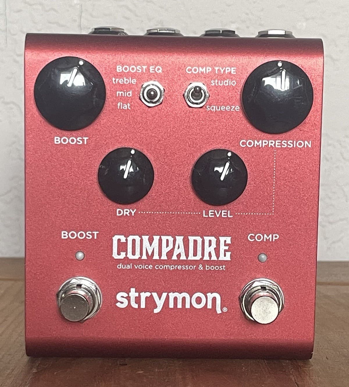 Strymon Compadre Digital Dual Voice Compressor/Boost Pedal for Electric Guitar