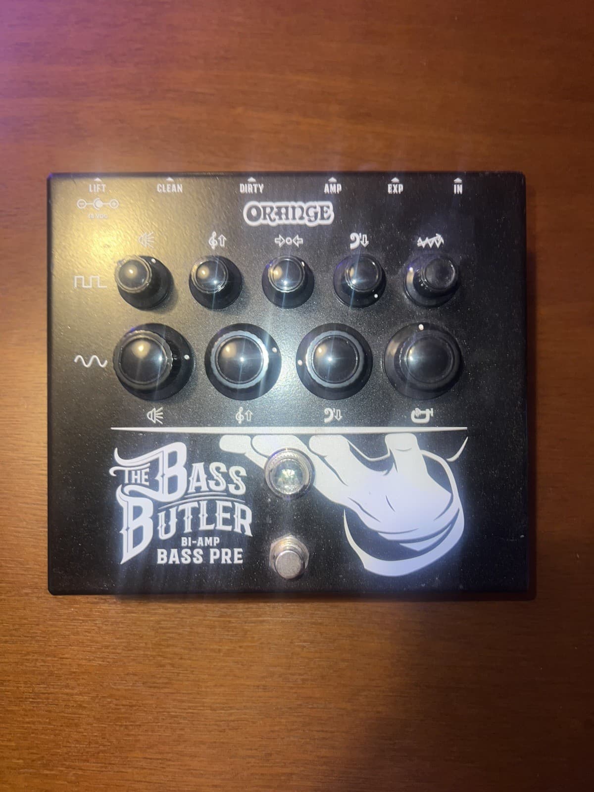 Brand New Orange Bass Butler Bi-Amp Bass Guitar Preamp Pedal