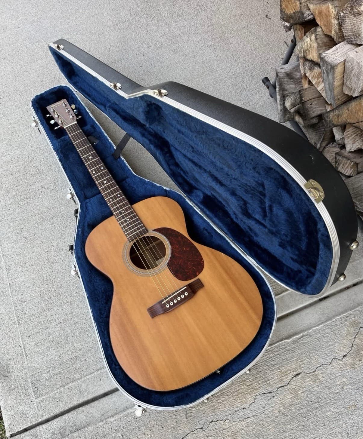 1995 Martin 000-1 Acoustic Electric Guitar OHSC vintage