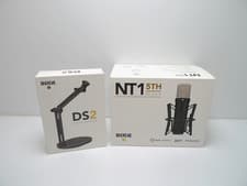 Rode NT1 5th Gen Studio Condenser Microphone & DS2 Desktop Arm Set | Sealed New