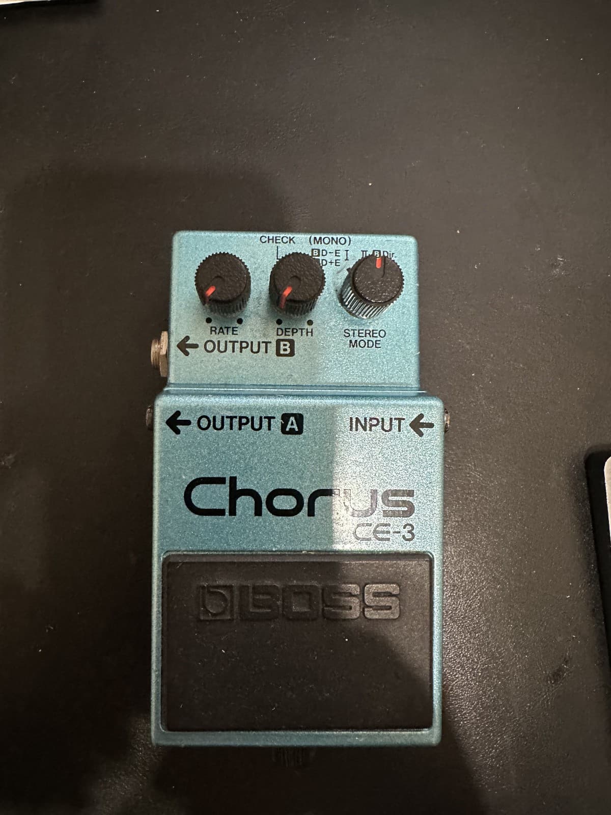 BOSS CE-3 Chorus Vintage Nov 1982 Guitar Effect Pedal Made in Japan, Black Label