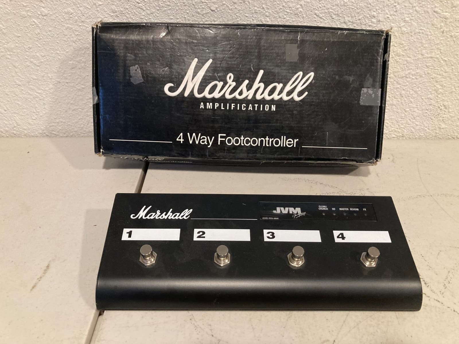 Marshall PEDL-00045 4 Way Foot Switch For Marshall JVM Fender Gibson Guitar