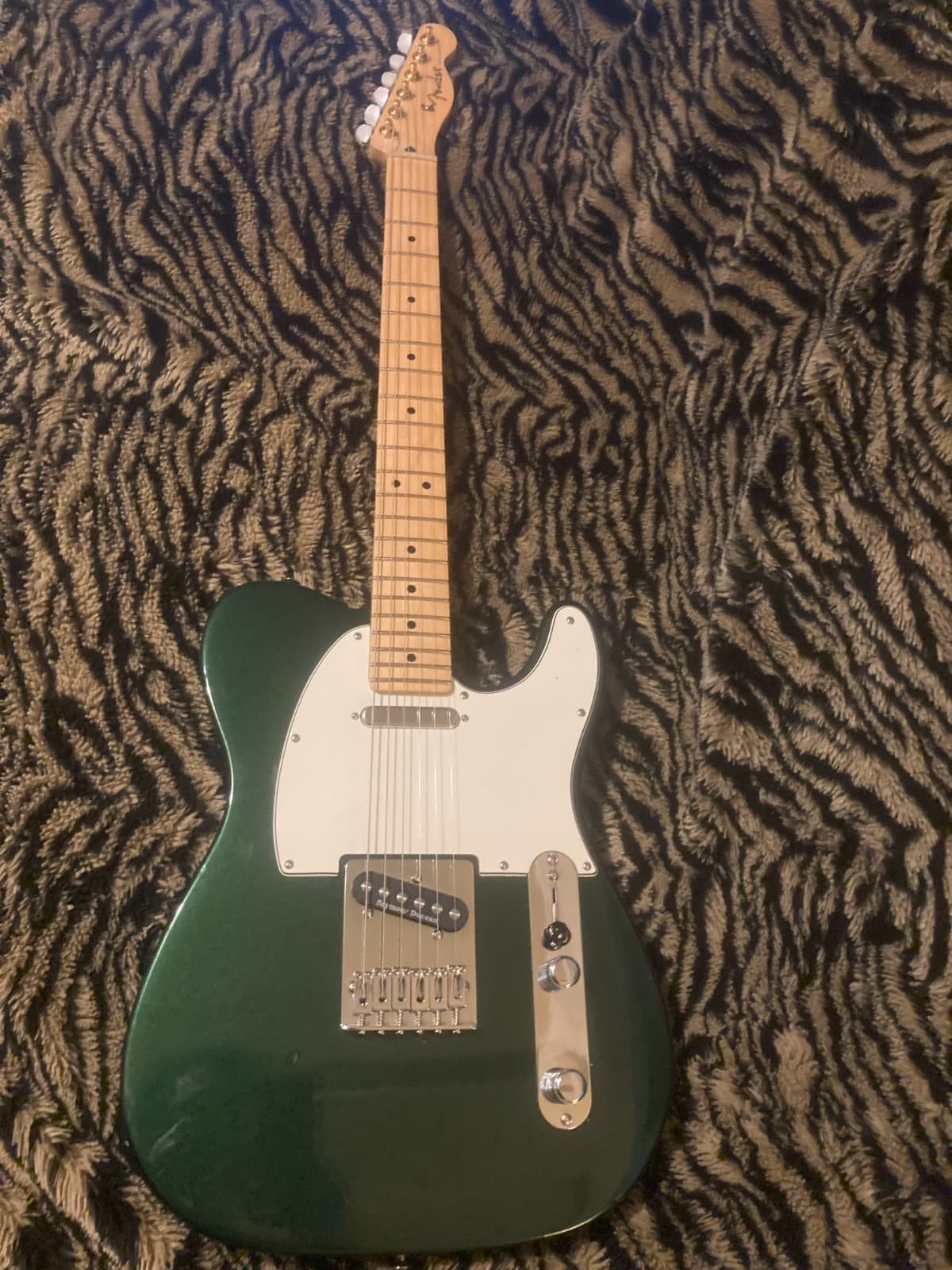 Fender Player Telecaster Maple Neck -S. Duncan Pickups-B.R. Green+ Pearl Tuners