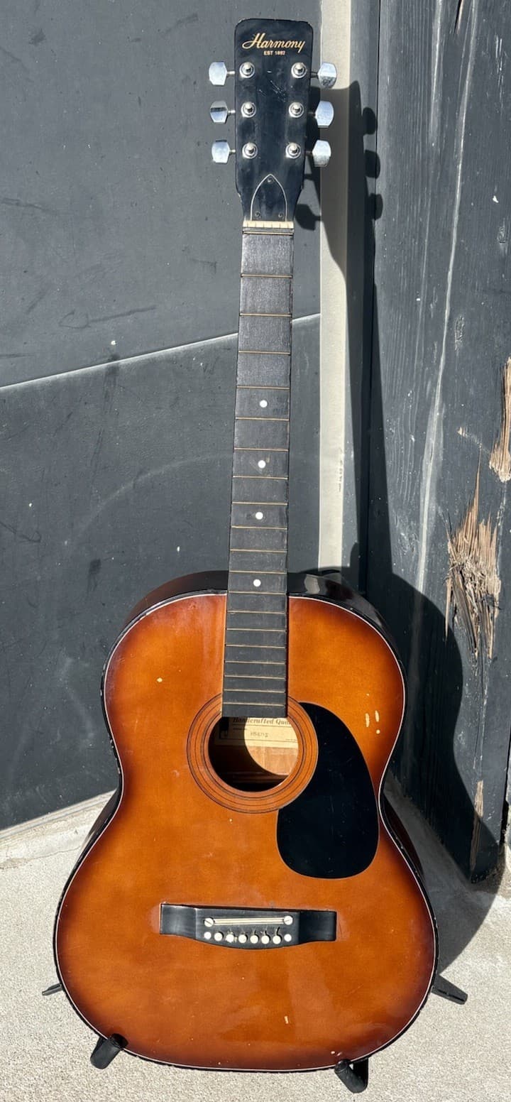 Vintage Harmony H5403S Acoustic Guitar - Parts Project