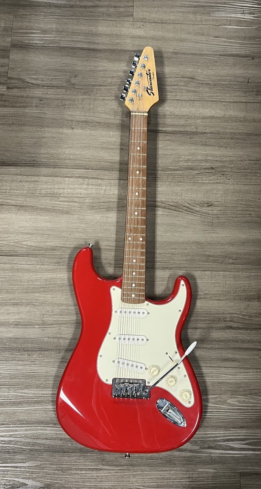 Fender Starcaster Red Electric Guitar Stratocaster Style