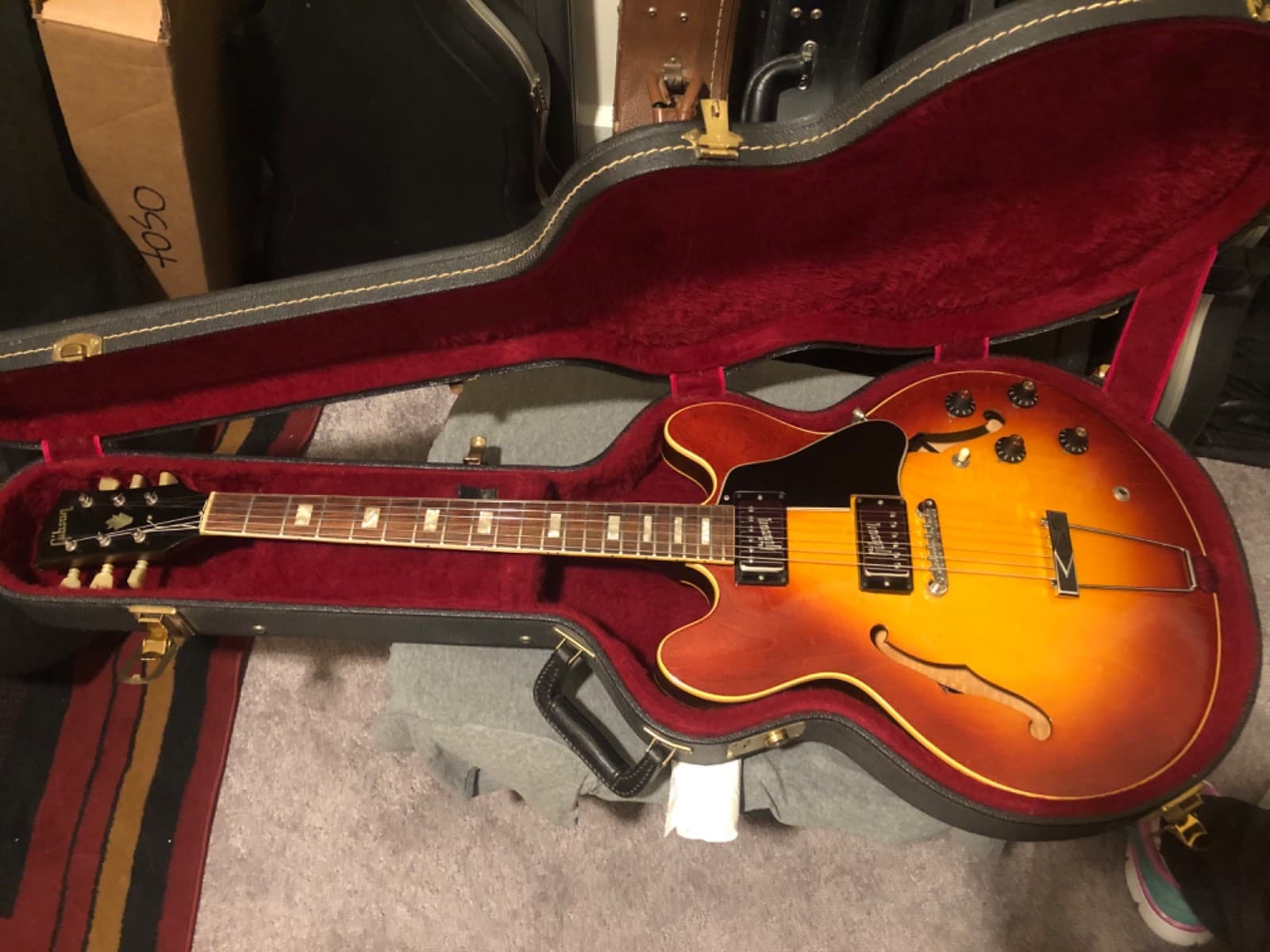 1972 Gibson Guitar ES 335 TD Sunburst w/ Gibson Case with Key