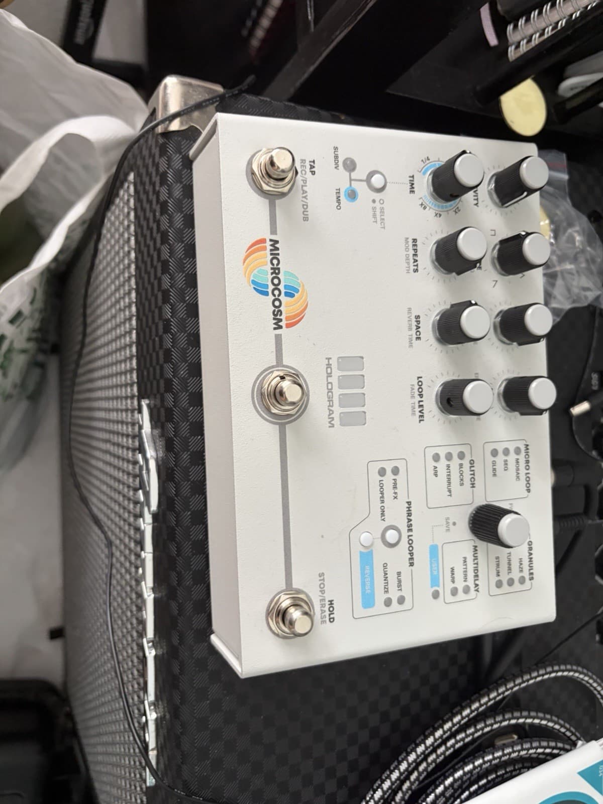 Hologram Microcosm Digital Multi-Effects Looper Reverb Delay Pedal Guitar