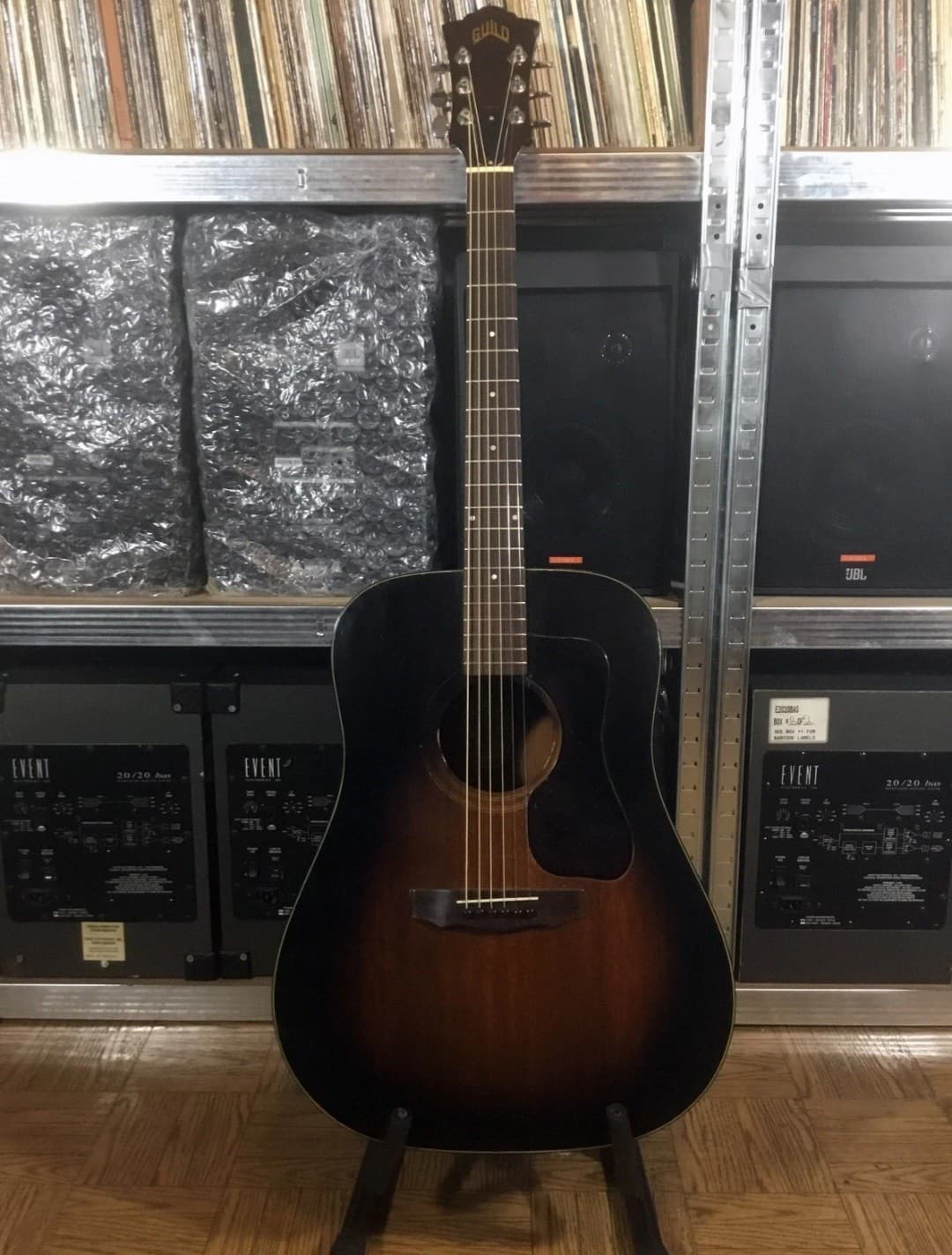 Vintage Guild D-25 Acoustic Guitar Classic!! Rare Sunburst Model!!