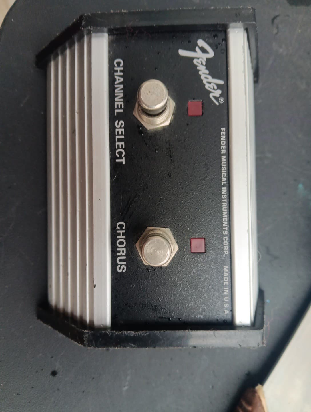 Fender Guitar Amplifier 2-Button Foot Switch Channel Select & Drive / More Drive