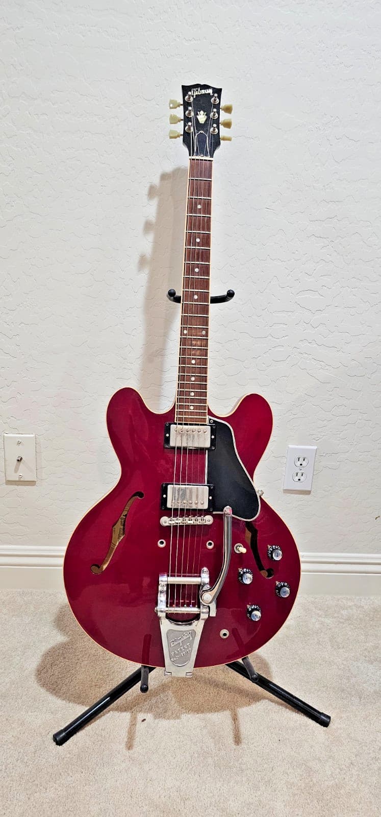 1996 Gibson ES-335 Semi-Hollow Body Guitar w/ Bigsby, PAF Pickups, Hard Case